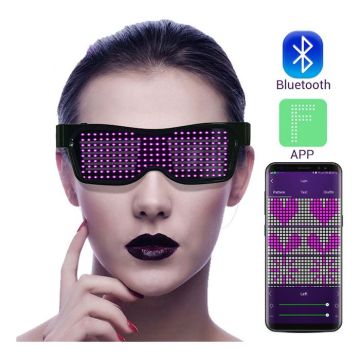 LED Bluetooth Glasses - Blue