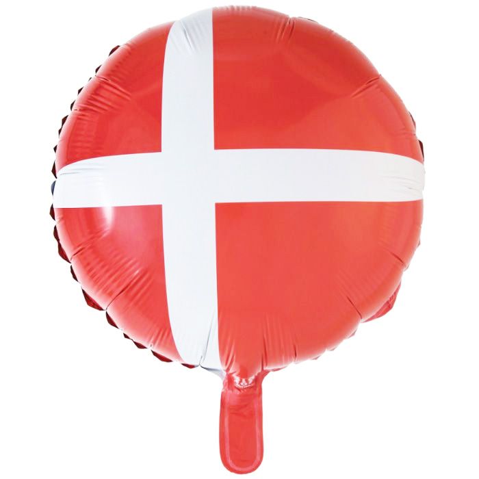 Dannebrog Foil Balloon - 46 cm