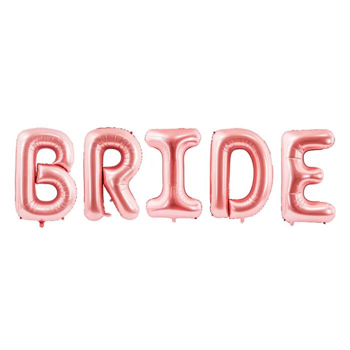 Bride Foil Balloon Rose Gold - 280 x 86cm
