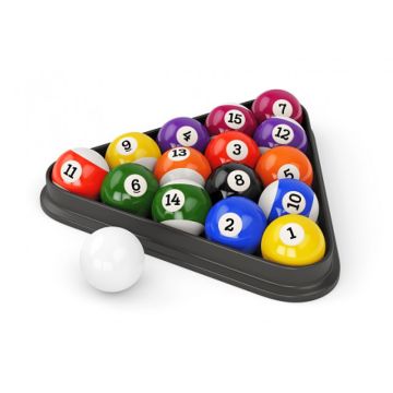 Pool balls (ROC) 57.2 mm 16x 1st sort