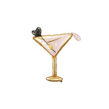 Cocktail foil balloon 126x93 cm