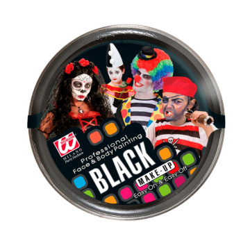 Black face paint 25g