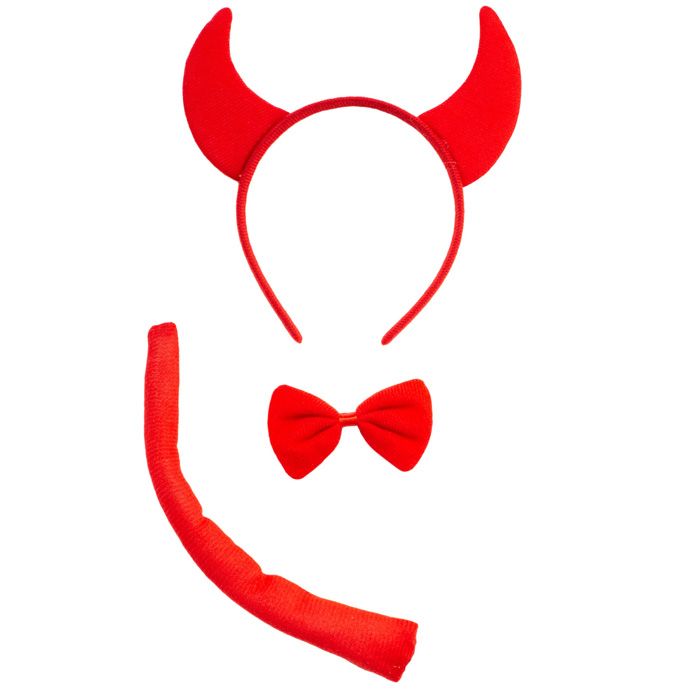 Red devil set incl. 3 parts