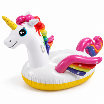 Inflatable unicorn ride-on approx. 198 cm