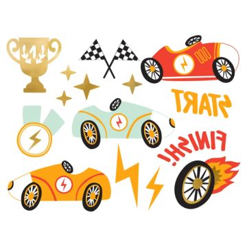 Temporary car tattoos for kids mix 11x 