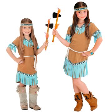 Brown Indian Girl Costume - 3 Pieces