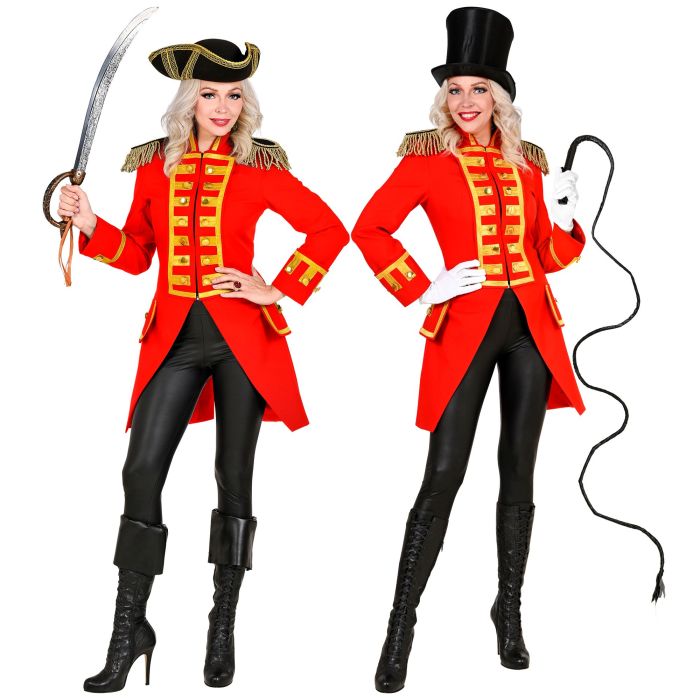 Red tailcoat for ladies