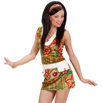 Colourful 60s Dress with Headband