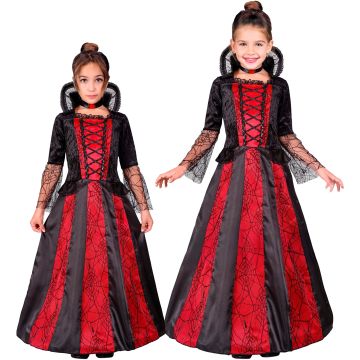 Vampire Dress with Collar for Girls