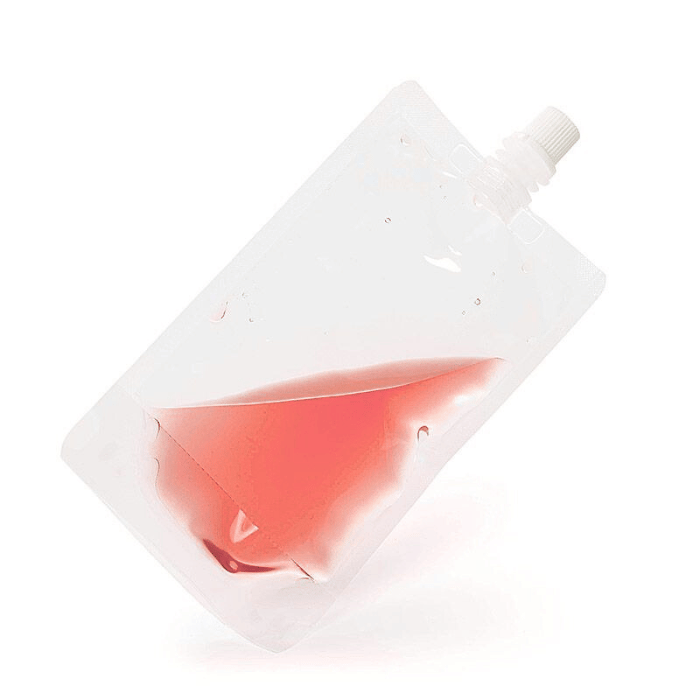 Plastic blood bag incl. screw cap 1x - 17.5x10 cm