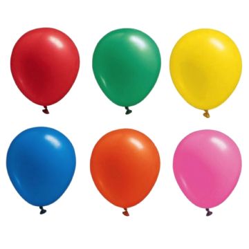 Multicoloured Balloons 10x - 22 cm