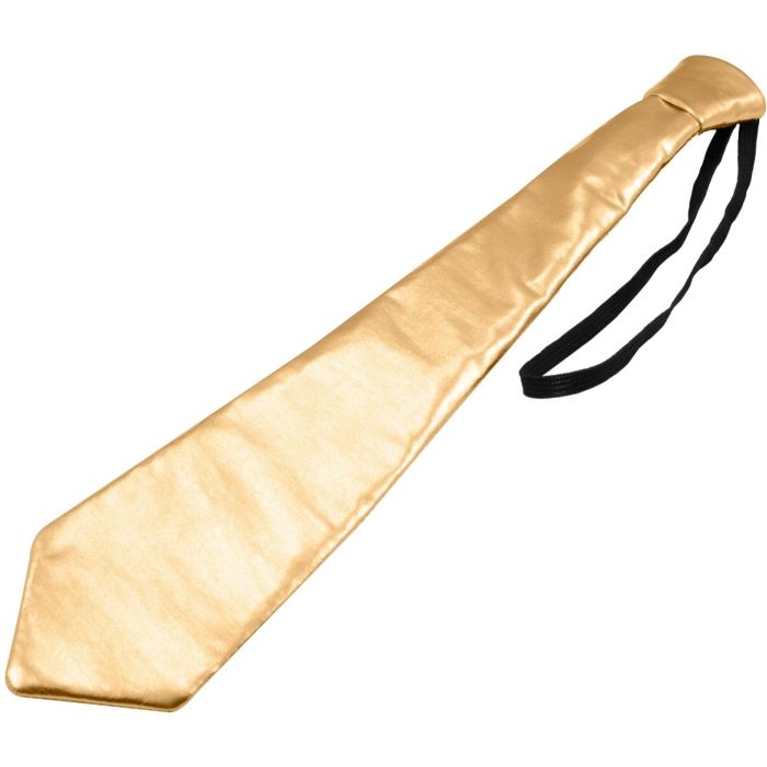 Gold-coloured tie 30 cm
