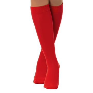 Knee Socks for Women Red - One-Size