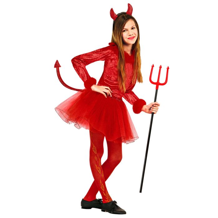 Dancing Devil Costume with Sequin Details