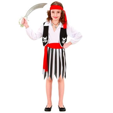 Pirate Girl Costume with Vest