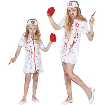Zombie Nurse Costume for Girls