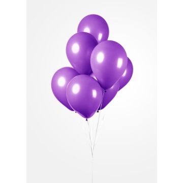 Purple Balloons 100x - 30cm
