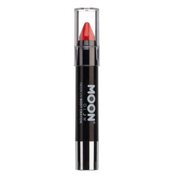 Neon UV Body Stick Intense Red 3.2g Moon Creations