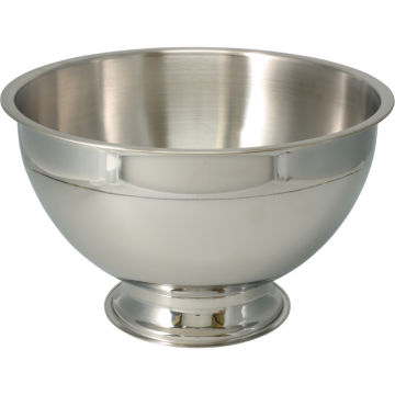 Stainless steel footed bowl 30x18.5 cm 