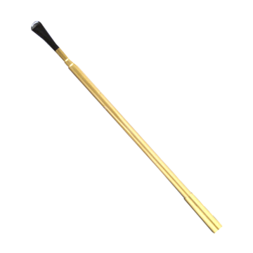 Gold cigarette holder and cigarette tube - 45 cm