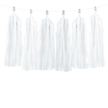 Garland with White Tassels - 2 meters