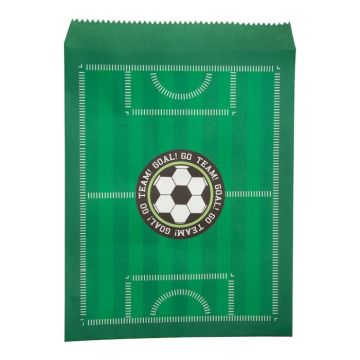 Football pitch sweet bags 8x - 16x20 cm