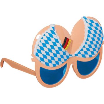 Oktoberfest glasses w. bra design - one size