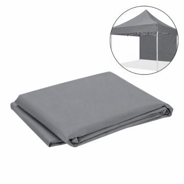 Grey Side Wall for Easy Up 3x2 m Pavilion