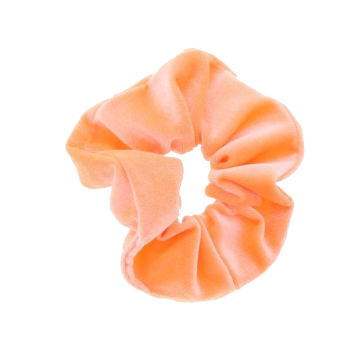 Neon UV scrunchie orange - onesize