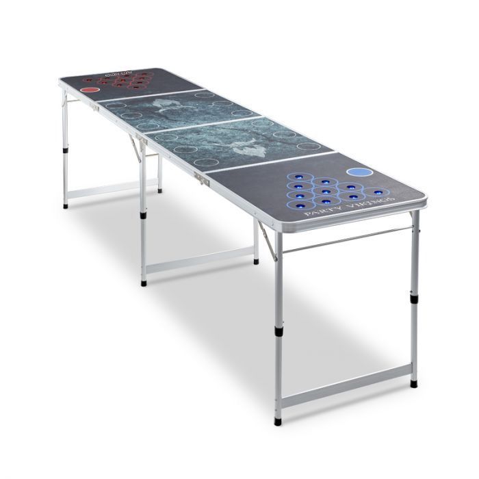 Beer Pong table LEDs PartyVikings - Official dimensions