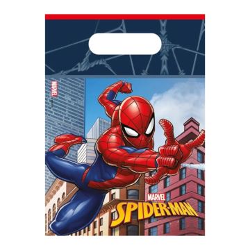 Spider Man treat bags 6x - 30 x 18 cm