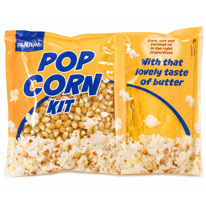 Popcorn 75x popcorn portions with corn, salt and coconut oil (9pk)