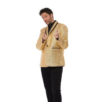 Gold blazer for men