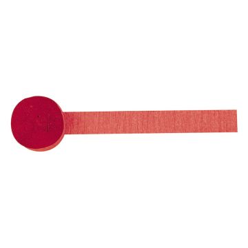 Red Crepe Streamer - 24 meters