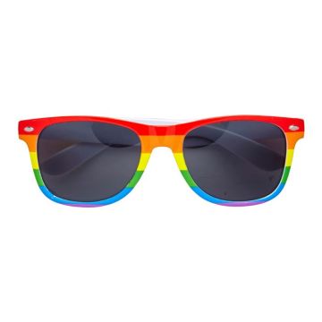 Rainbow coloured pride sunglasses - one size