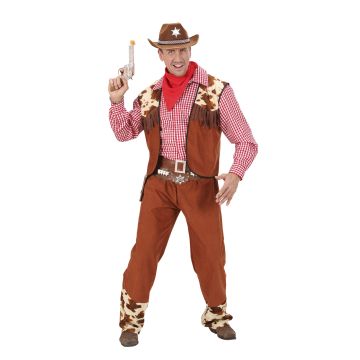 Cowboy costume with shirt and vest