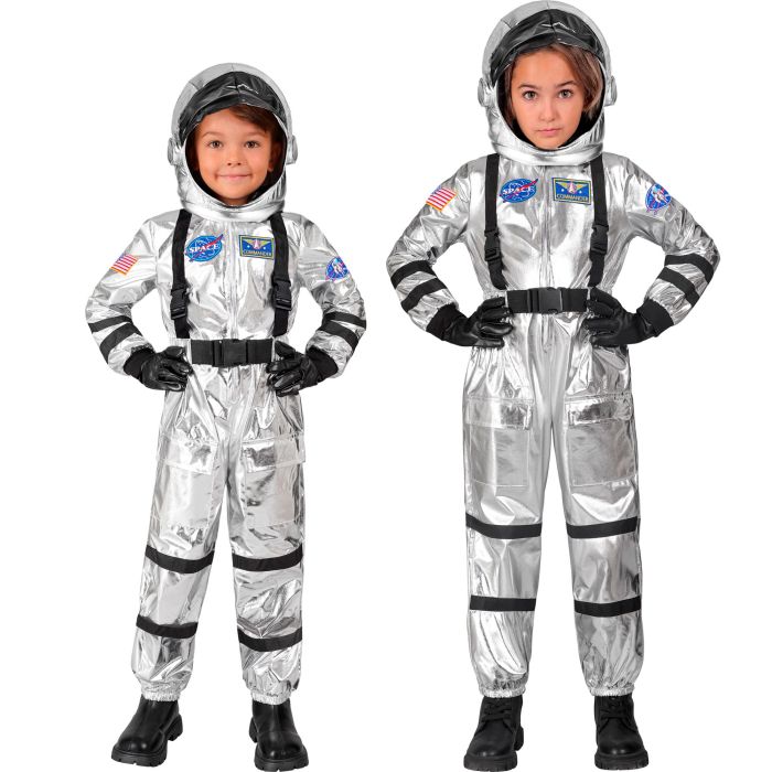 Silver Astronaut Costume for Kids