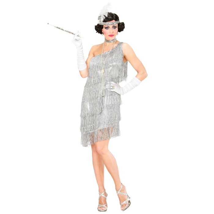 Charming flapper dress with collar