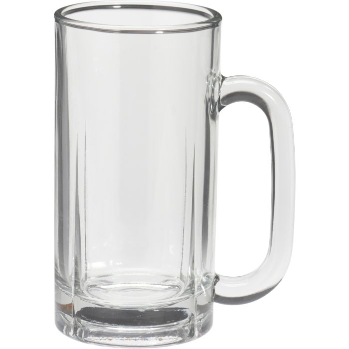 Clear Glass Beer Mug 550 ml