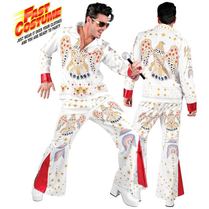 Rockstar Costume for Men in White