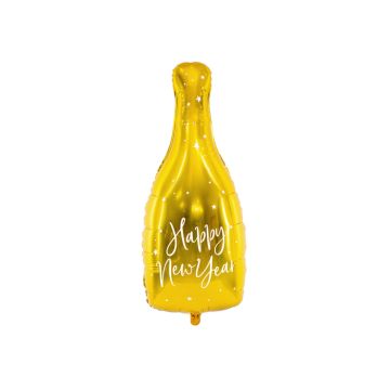 New Year's champagne foil balloon - 82 cm 