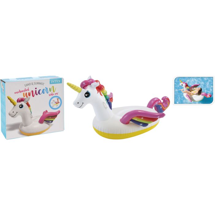 Inflatable unicorn ride-on approx. 198 cm