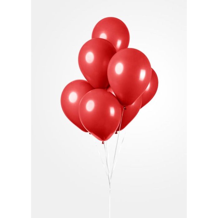 Red Balloons 50x - 30 cm