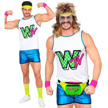 80s Aerobic Costume for Men