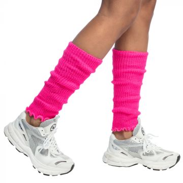 Neon Pink Leg Warmers