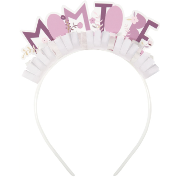 'Mom to be' pink headband