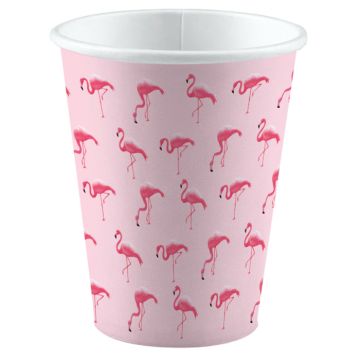 Flamingo Cups 8x - 250 ml