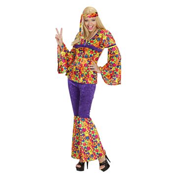 Velvet Hippie Costume for Ladies