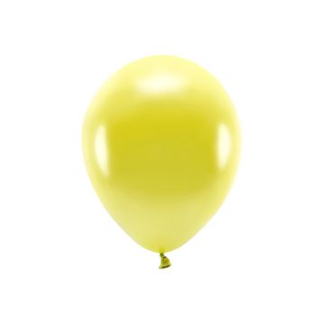 Metallic Yellow Balloons 10x - 30 cm