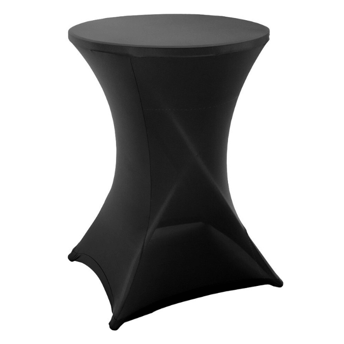 Black bar table cover - 80x110 cm